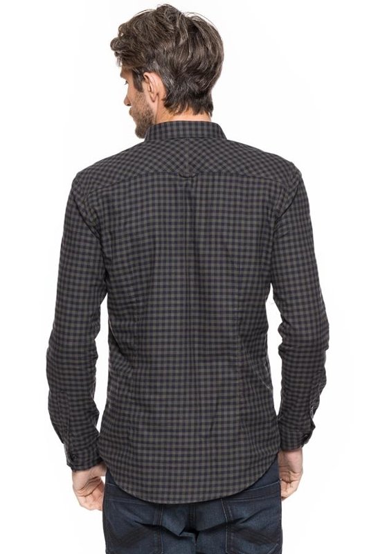 TOM TAILOR FLANNEL CHECK SHIRT FITTED 20307222510 COL.7608