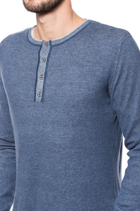 TOM TAILOR MODERN PLATED HENLEY 3019662.00.10 COL. 1000