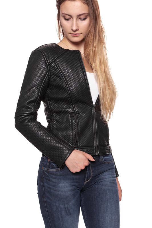 TOM TAILOR STRUCTURED JACKET LEATHER LOOK 3722014.00.75 COL. 2999