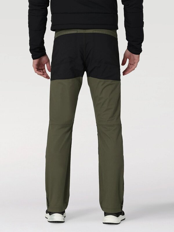 WRANGLER ATG REINFORCED SOFTSHELL PANT MĘSKIE SPODNIE MATERIAŁOWE DUSTY OLIVE WC3TAWX45