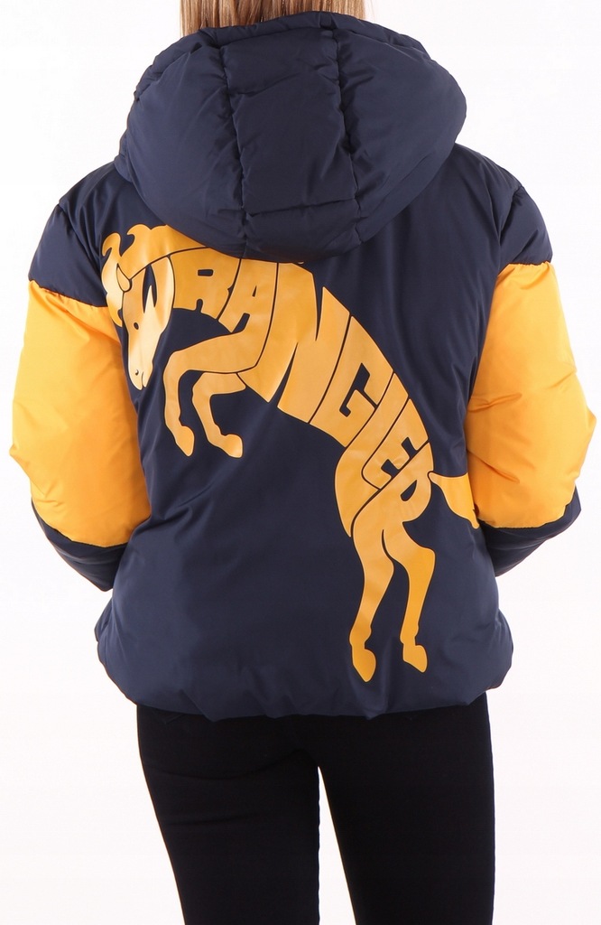 WRANGLER B&Y PUFFER JKT DAMSKA KURTKA PUCHOWA ZIMOWA NAVY W4127WB35