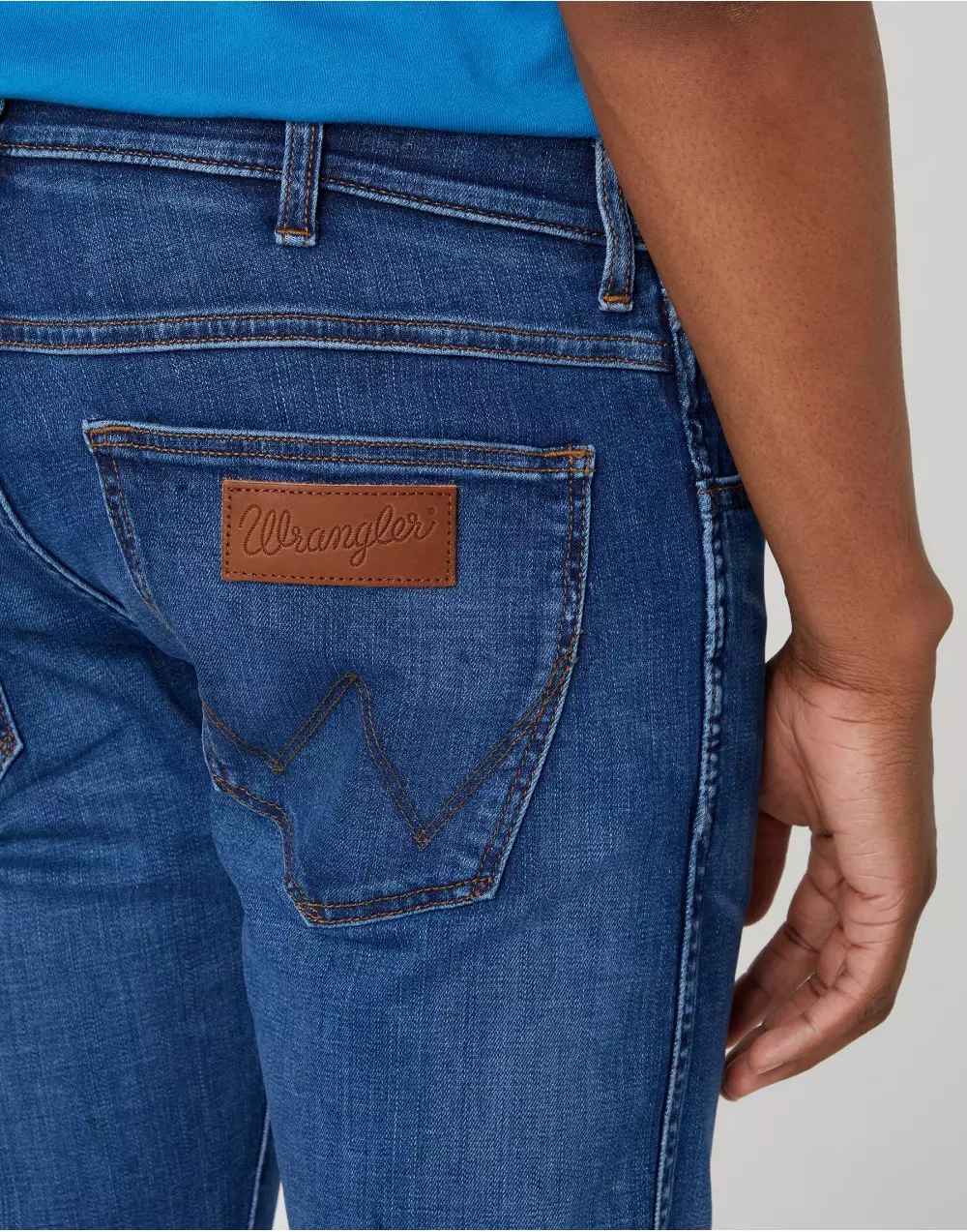 WRANGLER BRYSON MĘSKIE SPODNIE JEANSOWE JEANSY DŻINSY BLUE CRUSH W14XCSZ50