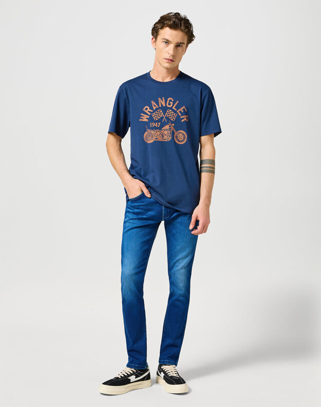 WRANGLER BRYSON  MĘSKIE SPODNIE JEANSOWE JEANSY DŻUNSY BLUE JAM 112356814