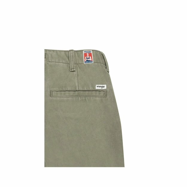 WRANGLER CASEY JONES CHINO DAMSKIE SPODNIE MATERIAŁOWE DUSTY OLIVE W24GBIX45