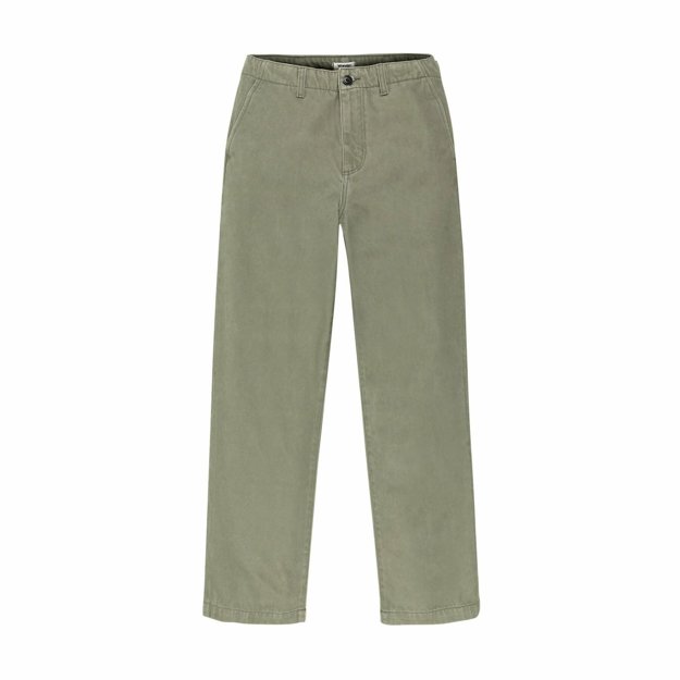 WRANGLER CASEY JONES CHINO DAMSKIE SPODNIE MATERIAŁOWE DUSTY OLIVE W24GBIX45