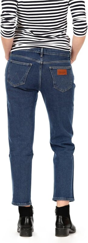 WRANGLER CROPPED STRAIGHT DAMSKIE SPODNIE JEANSOWE JEANSY DŻINS STONE N GLORY W22970863