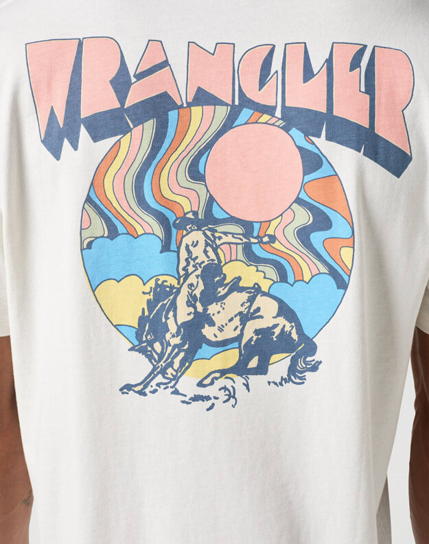 WRANGLER GRAPHIC TEE MĘSKA KOSZULKA T-SHIRT VINTAGE WHITE 112350449