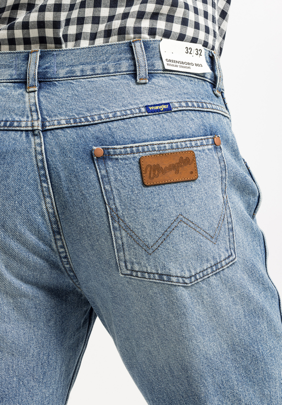 WRANGLER GREENSBORO MĘSKIE SPODNIE JEANSOWE JEANSY DŻINSY RACING INDIGO W15QBF22Y