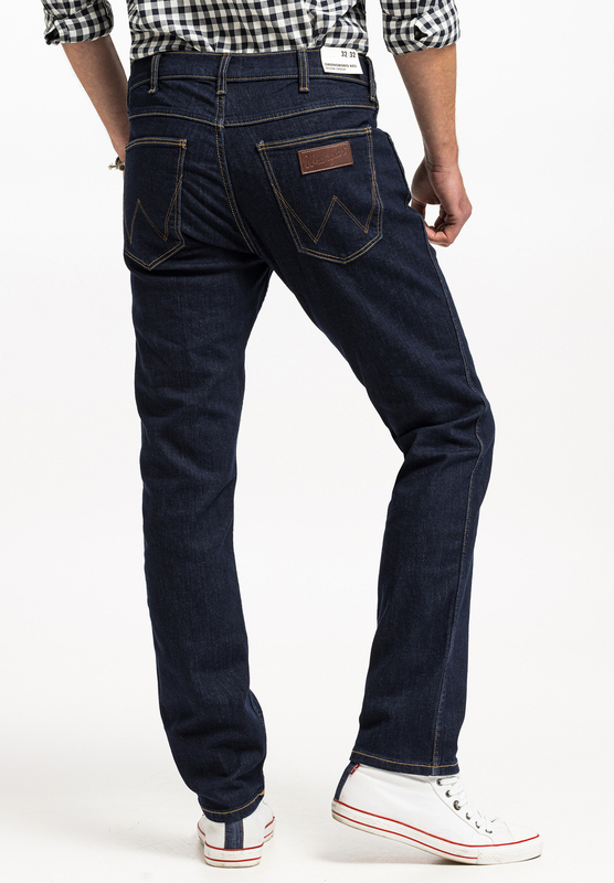 WRANGLER GREENSBORO MĘSKIE SPODNIE JEANSOWE JEANSY DŻINSY RINSE BLUE W15QSQX36