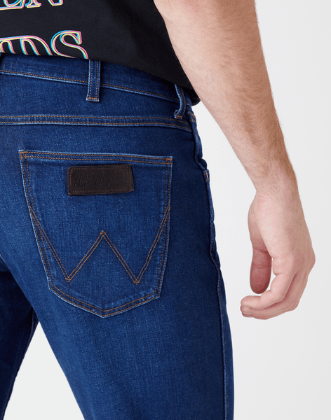 WRANGLER GREENSBORO MĘSKIE SPODNIE JEANSOWE THE BULLSEYE W15QYI39K