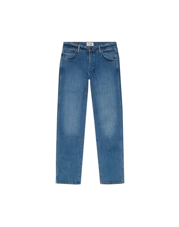 WRANGLER LARSTON MĘSKIE SPODNIE JEANSOWE JEANSY DŻINSY GARNER BLUE W112350846