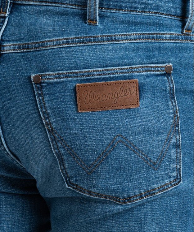 WRANGLER LARSTON MĘSKIE SPODNIE JEANSOWE JEANSY SOFTWEAR W18S74Z59