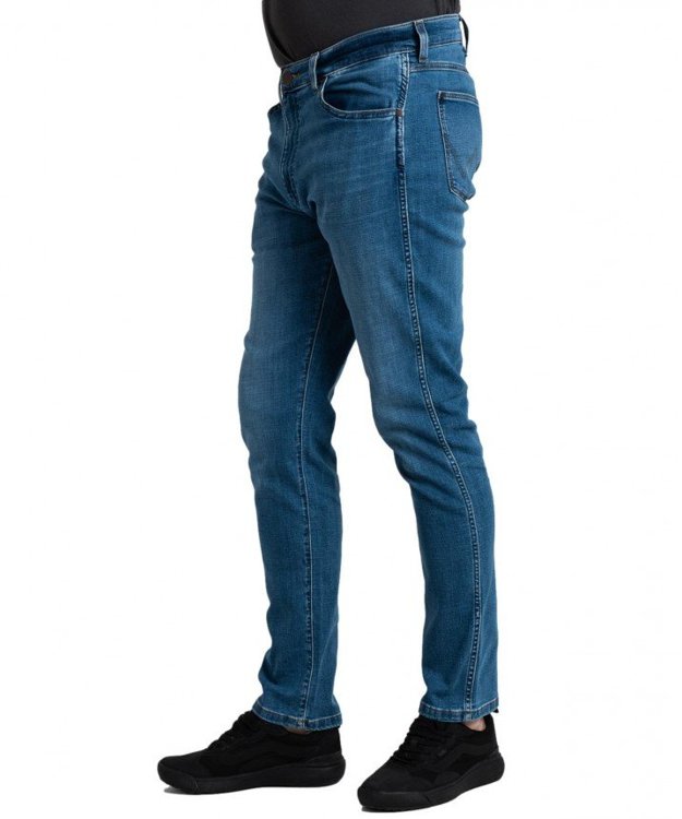 WRANGLER LARSTON MĘSKIE SPODNIE JEANSOWE JEANSY SOFTWEAR W18S74Z59