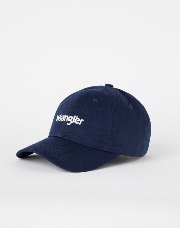 WRANGLER LOGO CAP MĘSKA CZAPKA Z DASZKIEM NAVY W0V2U5114