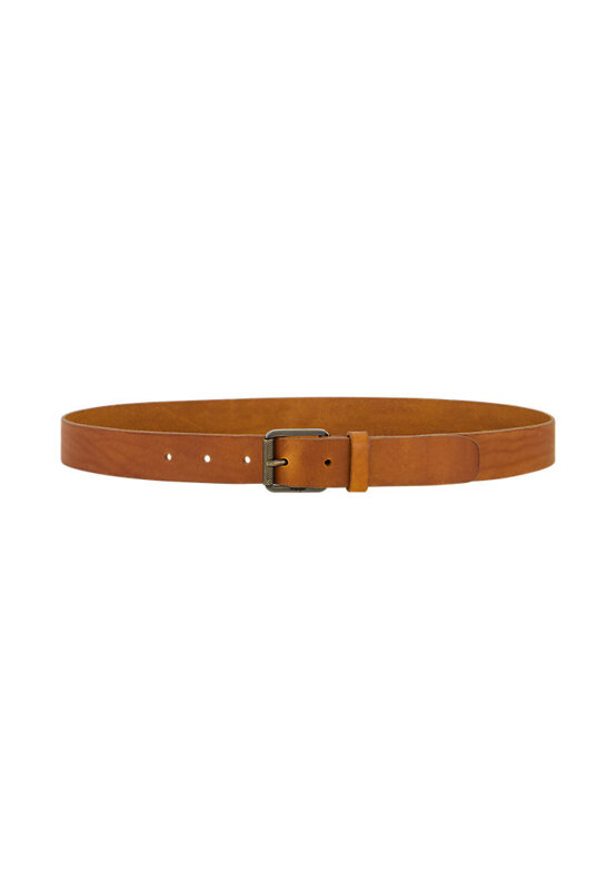 WRANGLER MĘSKI PASEK SKÓRZANY LEATHER BELT COGNAC 112358070 PREMIUM