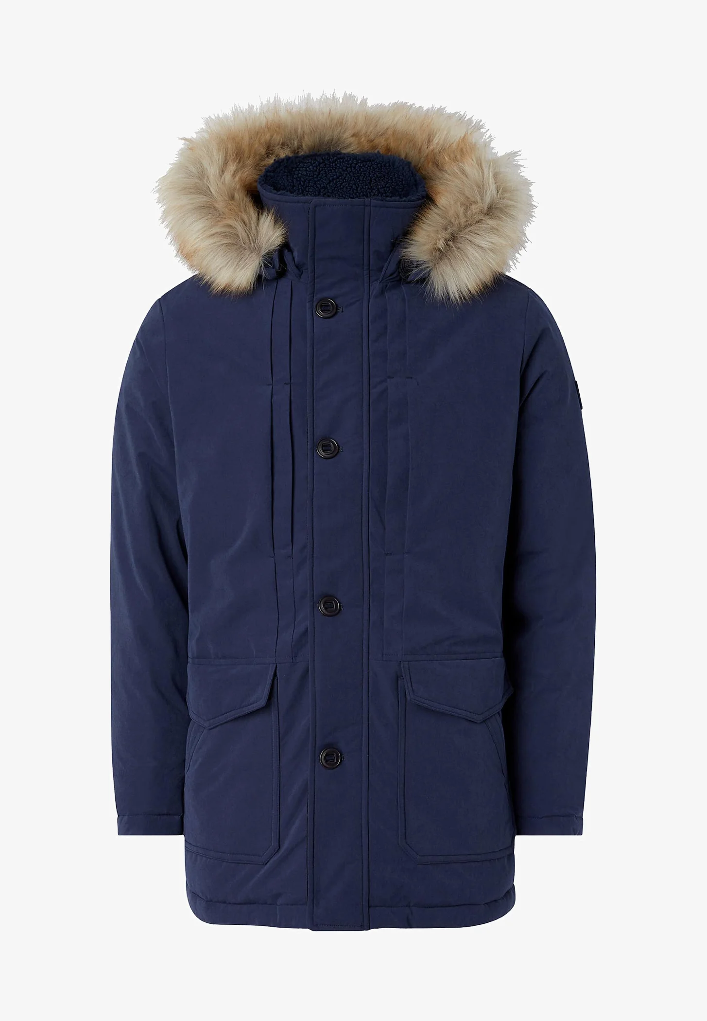 WRANGLER PARKA JACKET MĘSKA KURTKA ZIMOWA NAVY W4E6X7114