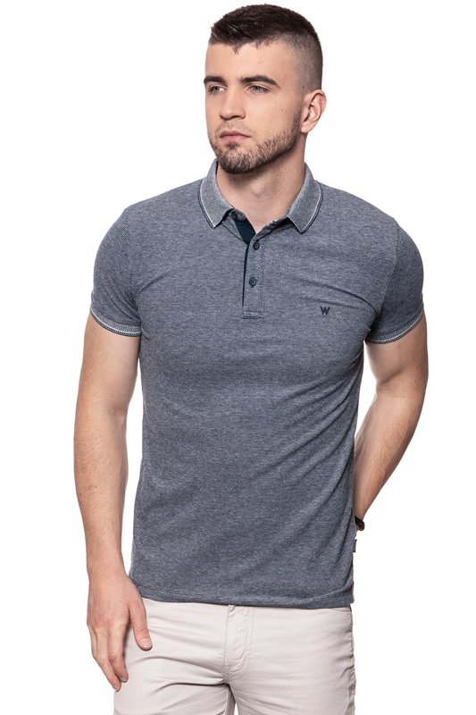 WRANGLER POLO  SS REFINED POLO NAVY W7B26KI35