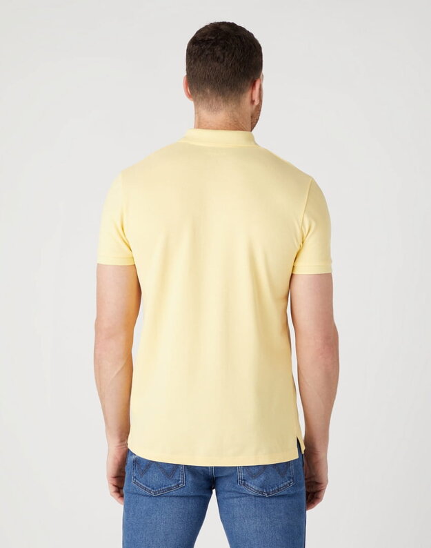 WRANGLER POLOSHIRT MĘSKA KOSZULKA POLO PALE BANANA W7X7K4Y37