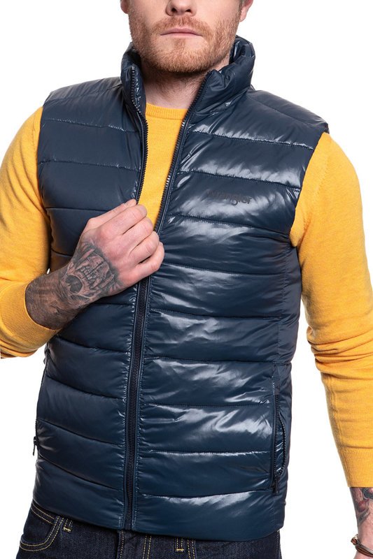 WRANGLER PUFFER VEST NAVY W4A3XT114