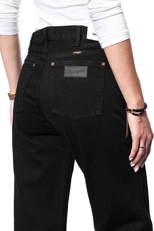 WRANGLER RETRO CROP BOYFRIEND BLACK W29TRJ24Q