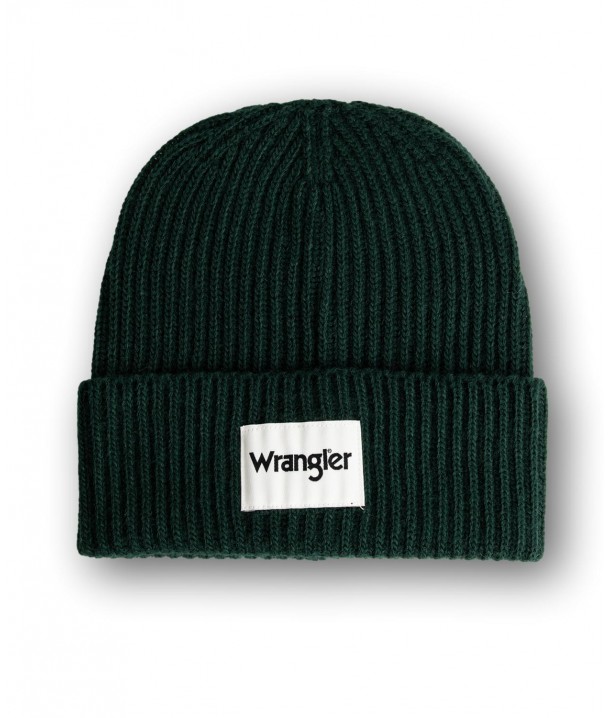 WRANGLER RIB BEANIE MĘSKA CZAPKA ZIMOWA LOGO SYCAMORE W0W2UHG49