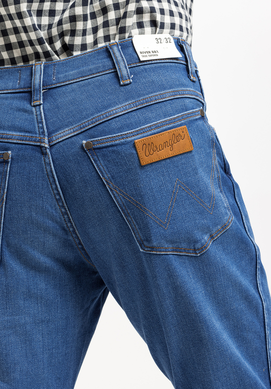 WRANGLER RIVER MĘSKIE SPODNIE JEANSOWE JEANSY DŻINSY RUSTIC W112361300