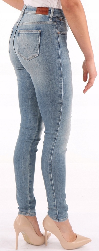 WRANGLER SKINNY DAMSKIE SPODNIE JEANSOWE ALL SHE WANTS W28KCZ99J