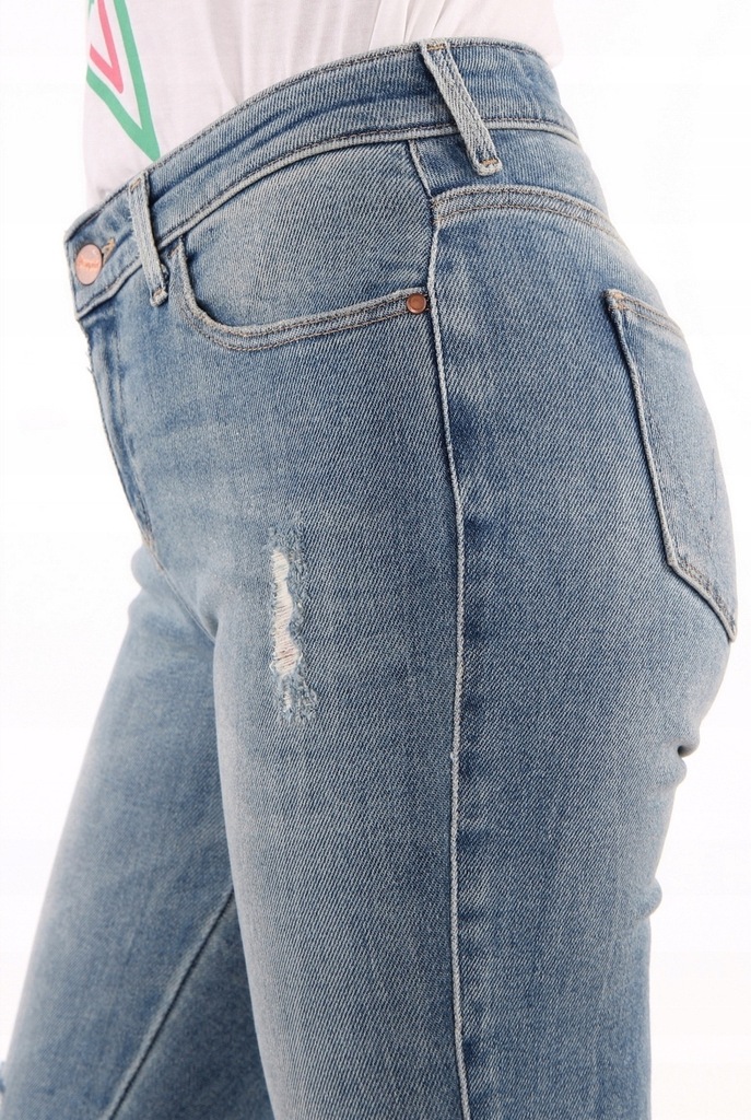 WRANGLER SKINNY DAMSKIE SPODNIE JEANSOWE ALL SHE WANTS W28KCZ99J