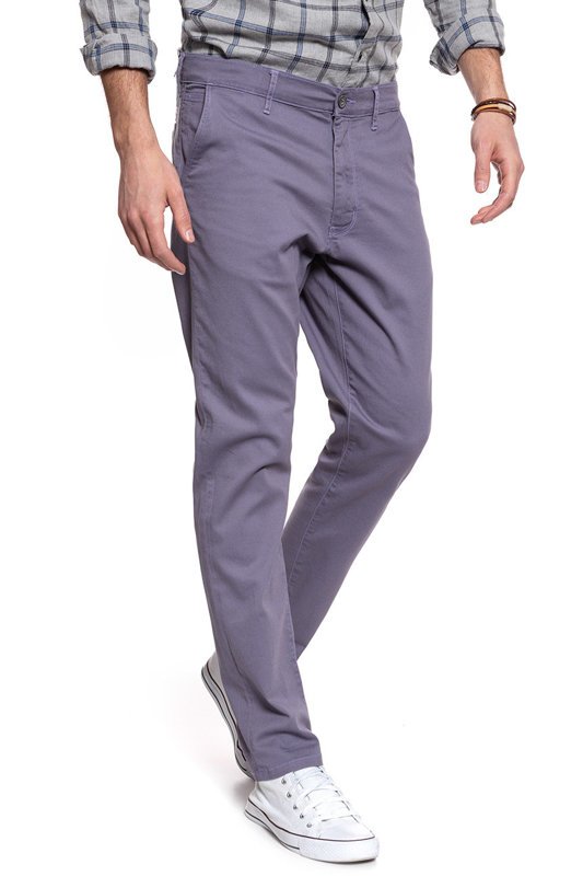 WRANGLER SPODNIE MĘSKIE CHINO CADET PURPLE W16LR333P