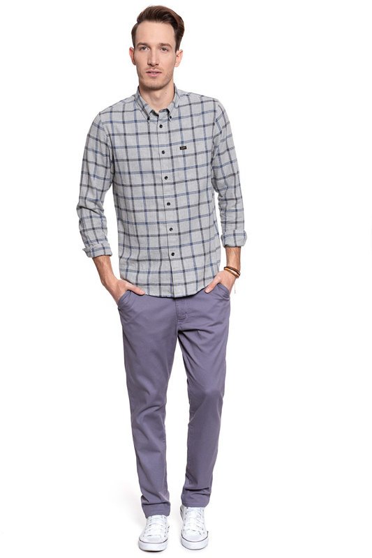 WRANGLER SPODNIE MĘSKIE CHINO CADET PURPLE W16LR333P