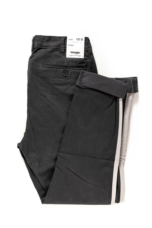 WRANGLER SPODNIE MĘSKIE CHINO NAVY GREY W16LGL134