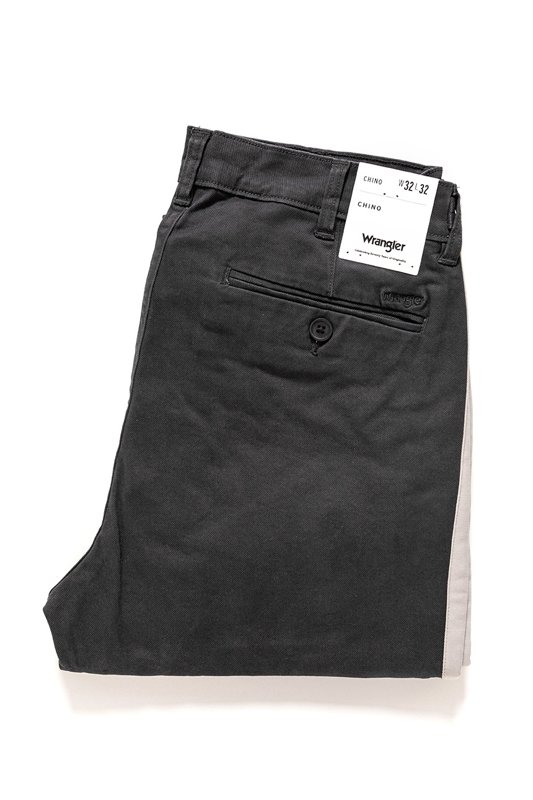 WRANGLER SPODNIE MĘSKIE CHINO NAVY GREY W16LGL134