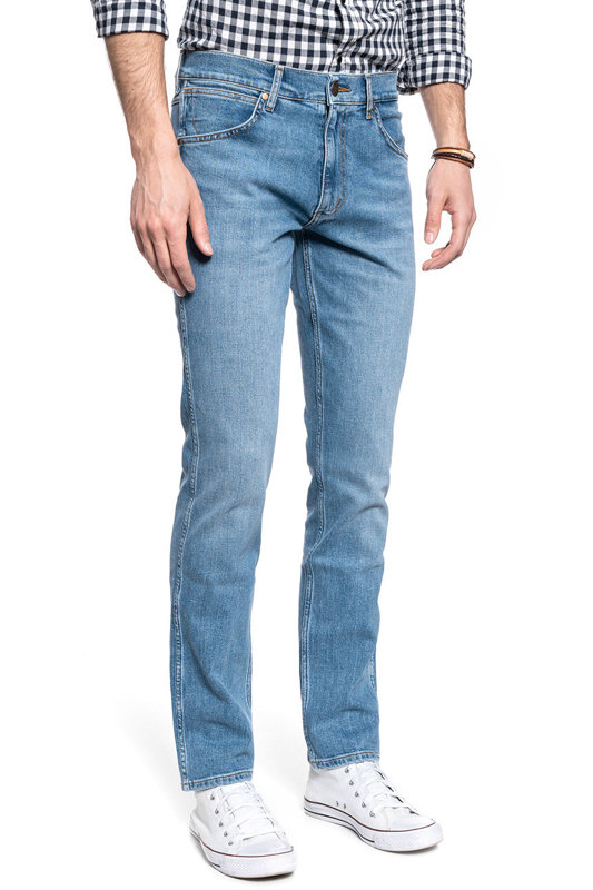 WRANGLER SPODNIE MĘSKIE GREENSBORO MID SUMMER BLUE  W15QV712Z