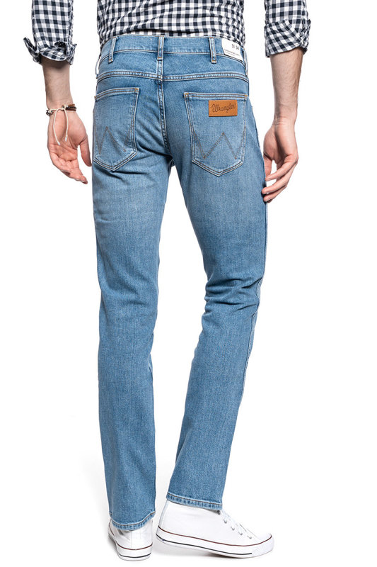 WRANGLER SPODNIE MĘSKIE GREENSBORO MID SUMMER BLUE  W15QV712Z