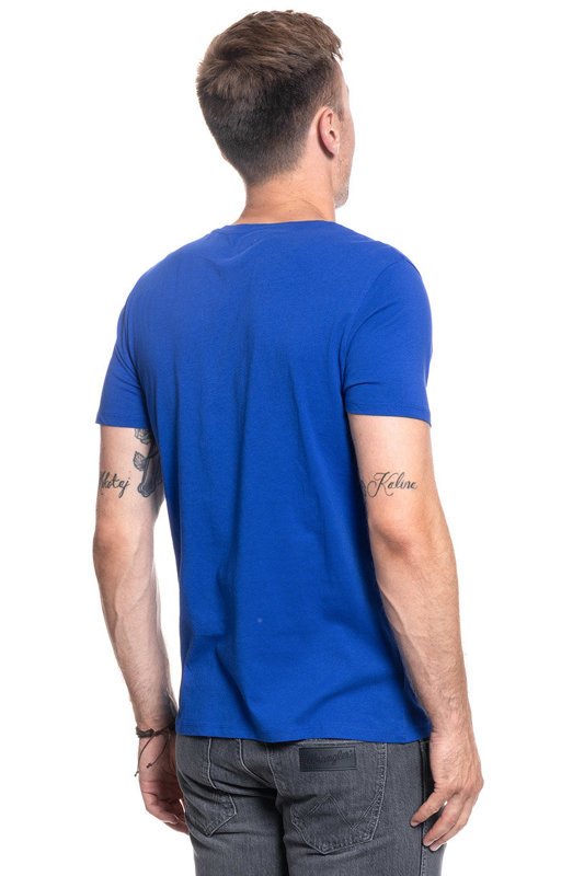 WRANGLER SS RAINBOW TEE COBALT BLUE W7C7D3B09