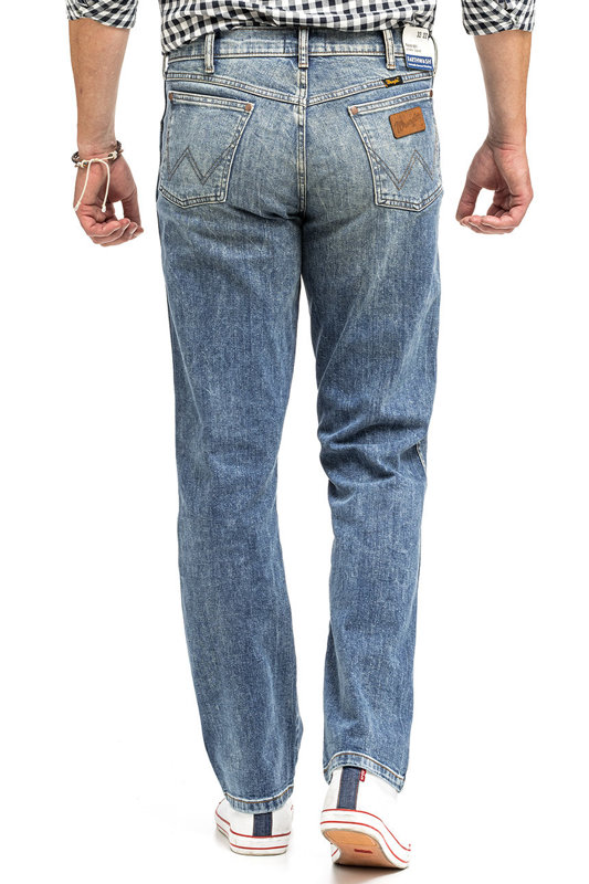 WRANGLER TEXAS MĘSKIE SPODNIE JEANSOWE AUTH INDIG W1215915Q