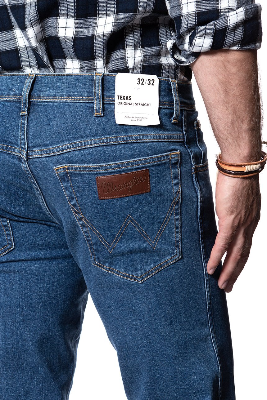 WRANGLER TEXAS MĘSKIE SPODNIE JEANSOWE BEST ROCKS W121HR36