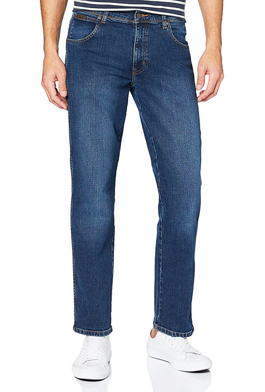 WRANGLER TEXAS MĘSKIE SPODNIE JEANSOWE BLUE BANG W121HN46C