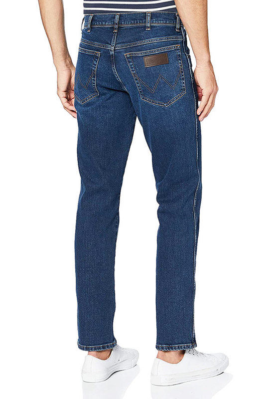 WRANGLER TEXAS MĘSKIE SPODNIE JEANSOWE BLUE BANG W121HN46C