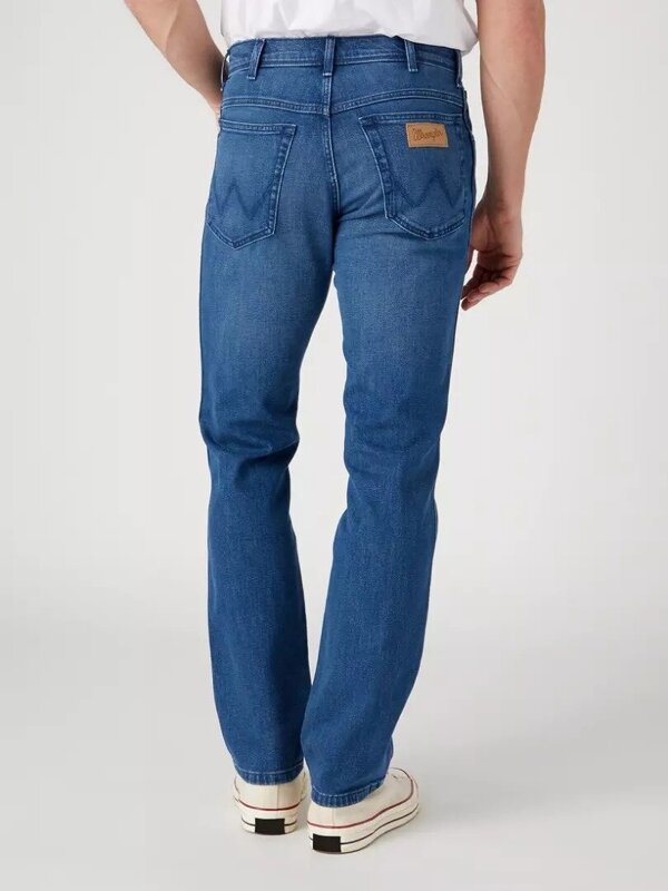 WRANGLER TEXAS MĘSKIE SPODNIE JEANSOWE JEANSY ARIES BLUE W121AG42A