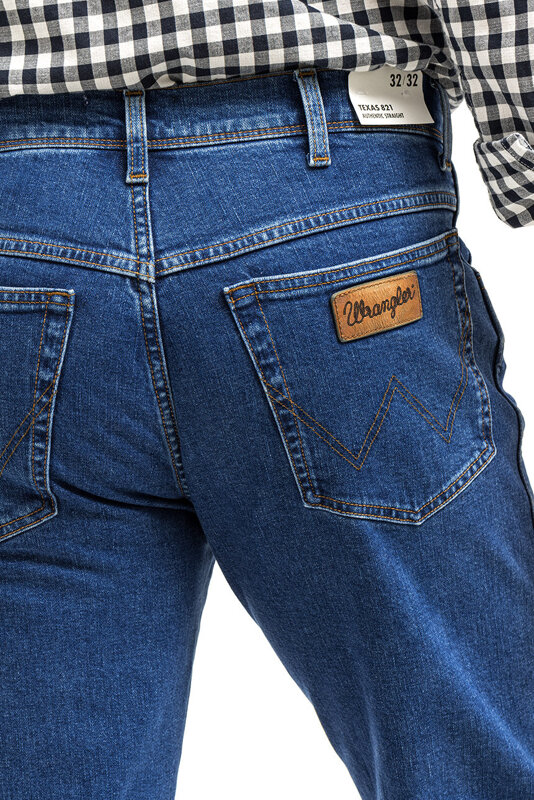 WRANGLER TEXAS MĘSKIE SPODNIE JEANSOWE ORIGINAL STONES W121HR66H