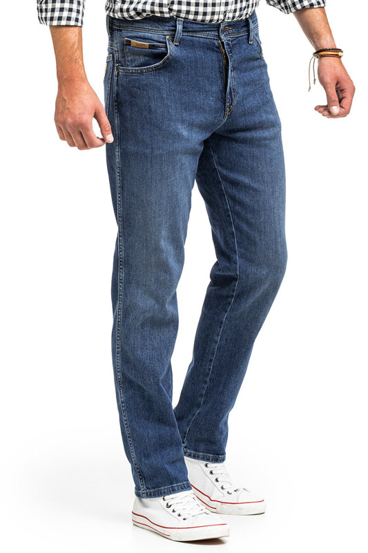 WRANGLER TEXAS MĘSKIE SPODNIE JEANSOWE THE MOMENT AUTHENTIC STRAIGHT W121OCR25