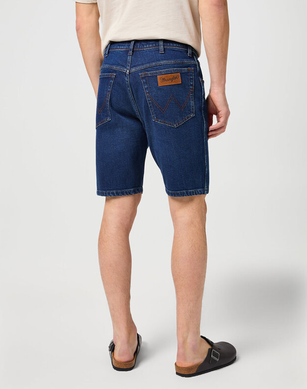 WRANGLER TEXAS SHORTS MĘSKIE SZORTY JEANSOWE JEANSY SPODENKI BLUE SOUL 112350657