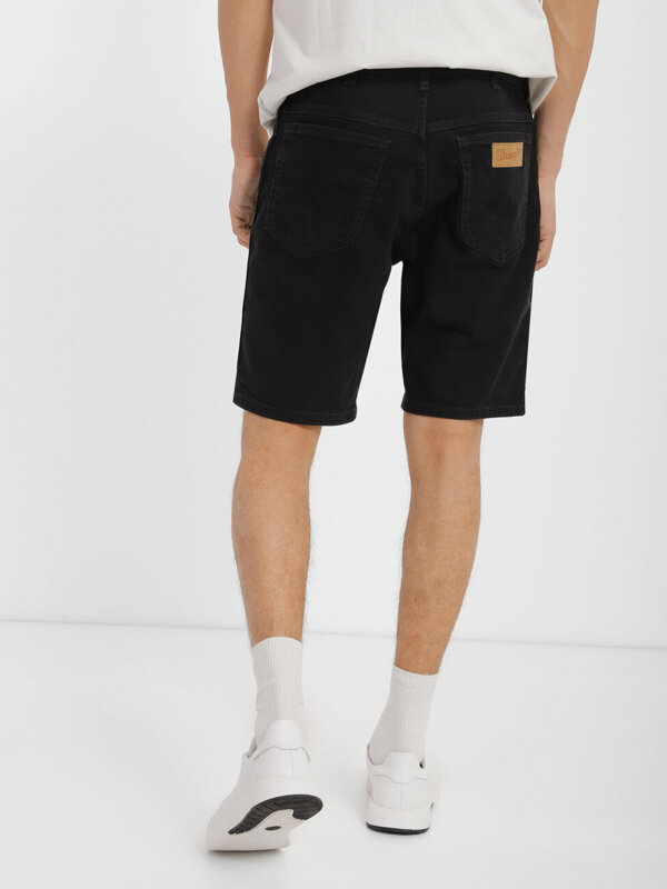 WRANGLER TEXAS SHORTS MĘSKIE SZORTY SPODENKI EBONY BLACK W11CBYZ45