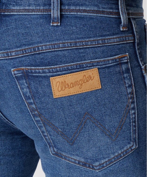 WRANGLER TEXAS SLIM MĘSKIE SPODNIE JEANSOWE JEANSY COOL SHADE W12SYLZ88