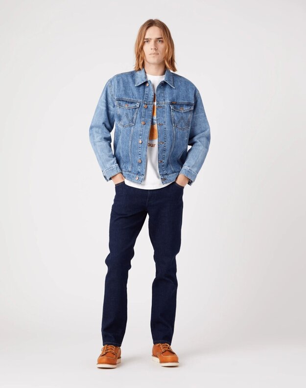 WRANGLER TEXAS SLIM MĘSKIE SPODNIE JEANSOWE JEANSY DAY DRIFTER W12SQ821U