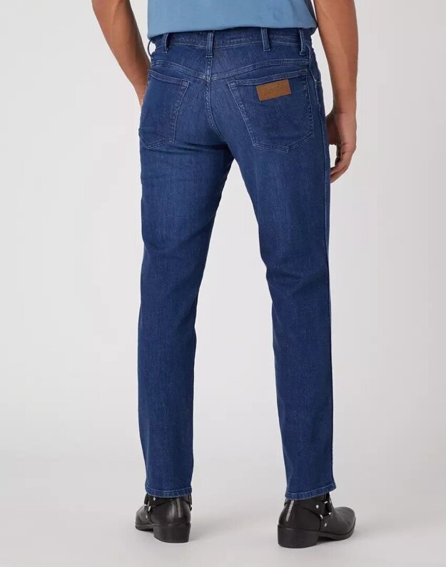 WRANGLER TEXAS SLIM MĘSKIE SPODNIE JEANSOWE JEANSY FREE WAY W12SYJZ99