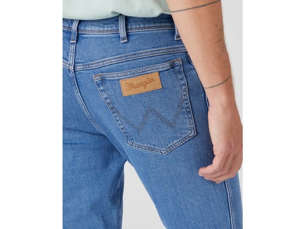 WRANGLER TEXAS SLIM MĘSKIE SPODNIE JEANSOWE JEANSY OFF SHORE W12SJXZ83