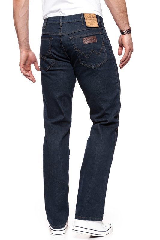 WRANGLER TEXAS STRETCH BLUE BLACK W12175001 SAMPLE