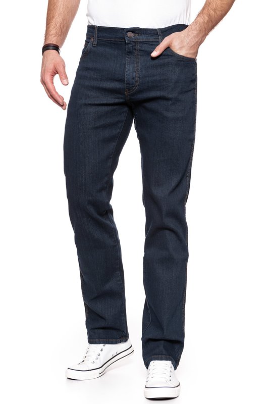 WRANGLER TEXAS STRETCH BLUE BLACK W12175001 SAMPLE